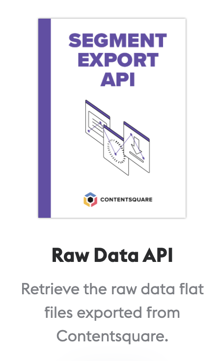 Get started - Raw Data API – Help Center